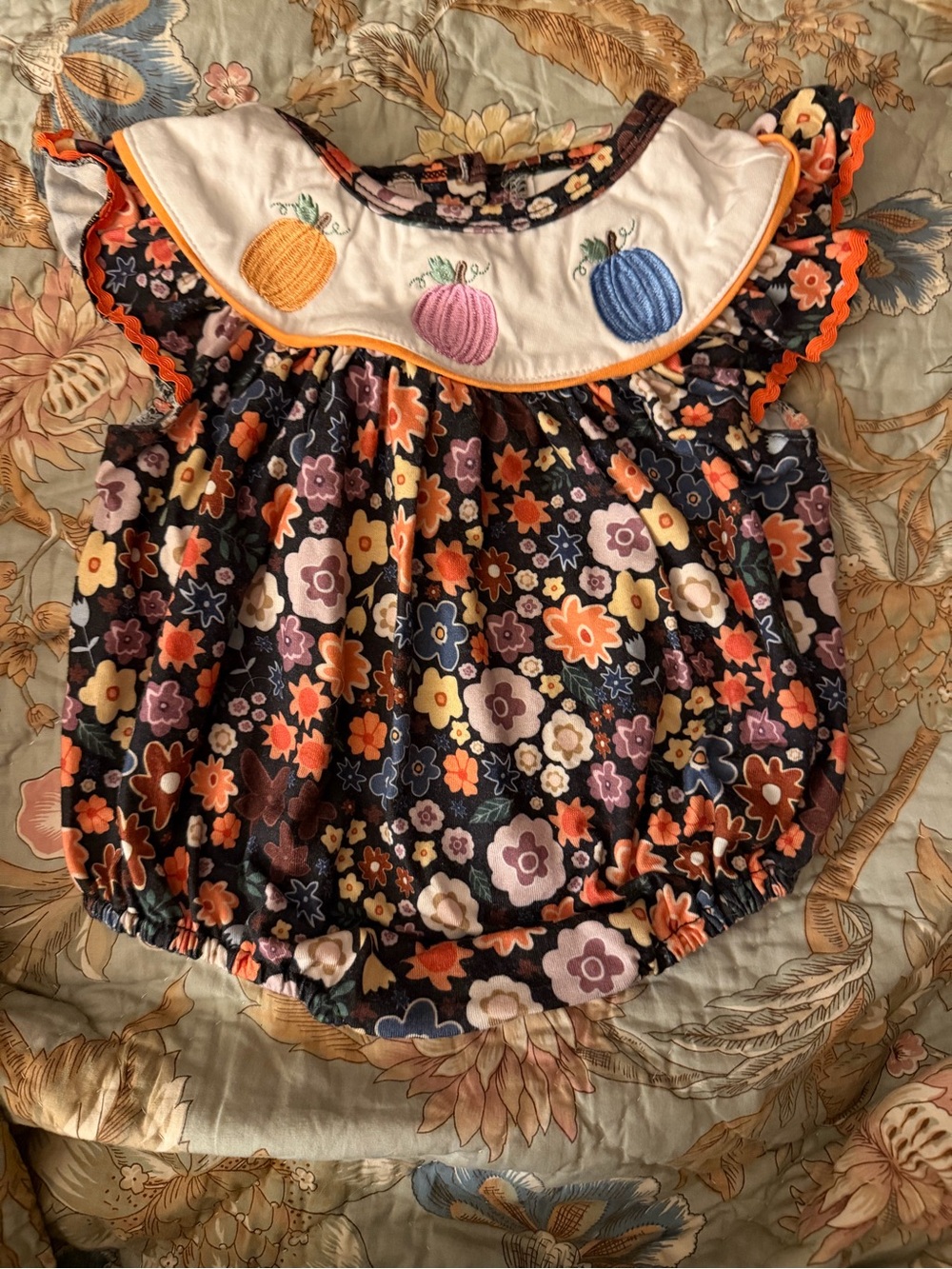 Honey Bean fall Romper